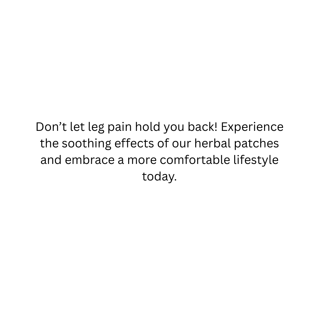 Leg Comfort Herbal Patches – Daily Support | Vital Woman