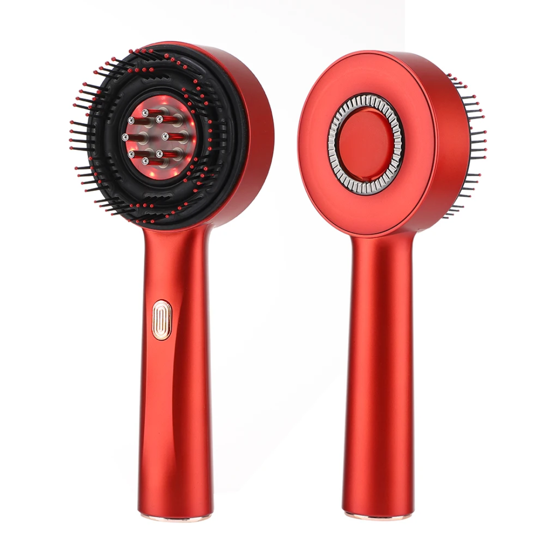 Hair Wellness Massage Comb with Red Light & Oil Applicator