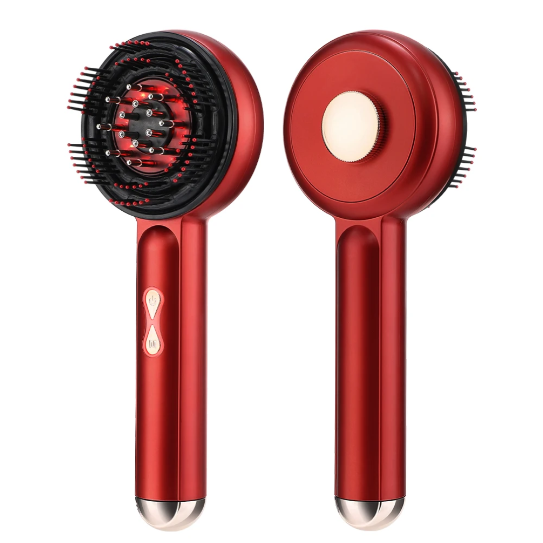 Hair Wellness Massage Comb with Red Light & Oil Applicator
