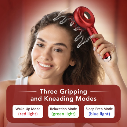 Hair Wellness Massage Comb with Red Light & Oil Applicator