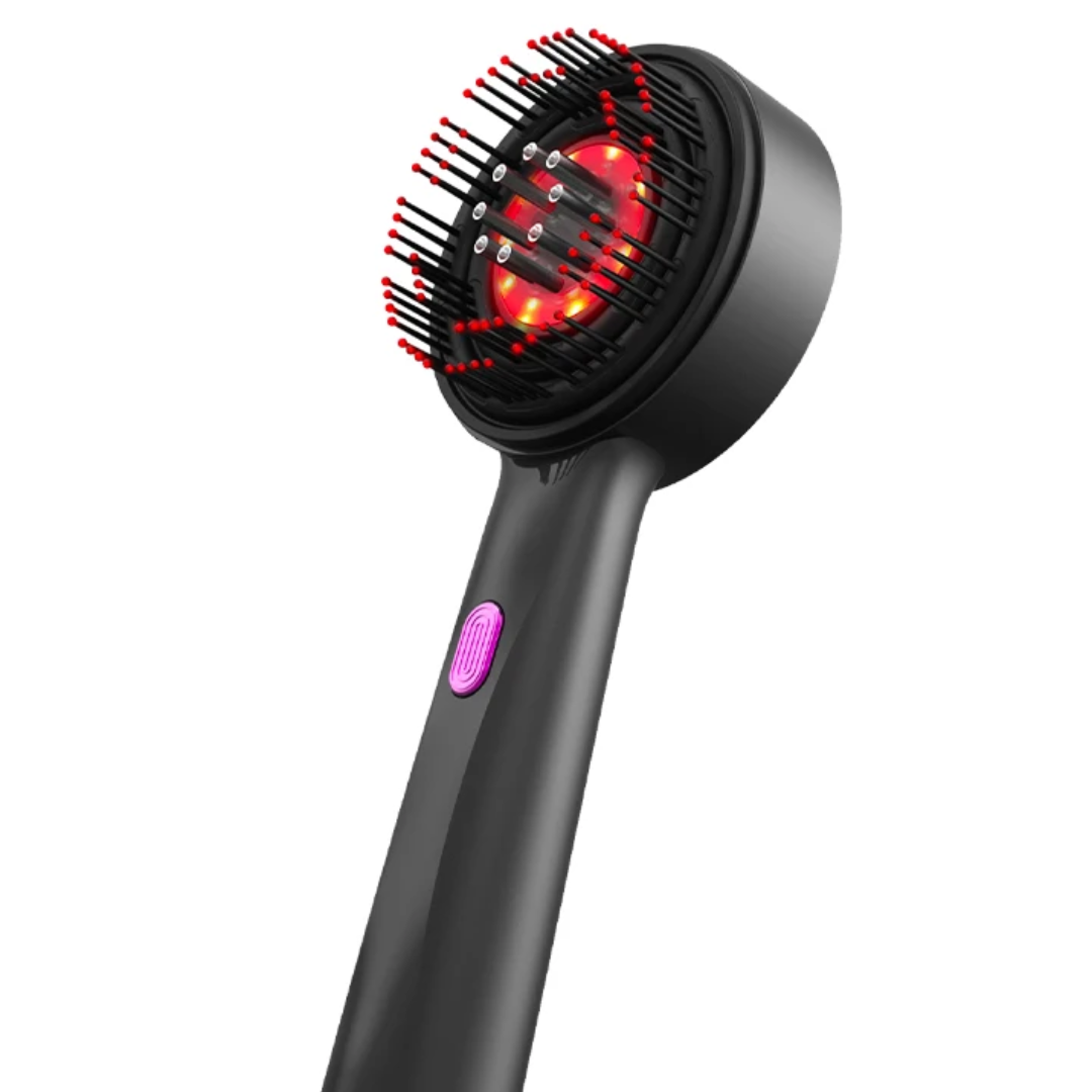 Hair Wellness Massage Comb with Red Light & Oil Applicator