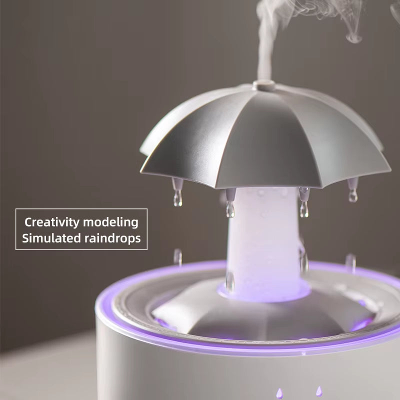 Rain Cloud Aroma Diffuser with Humidifier, Remote & Night Light