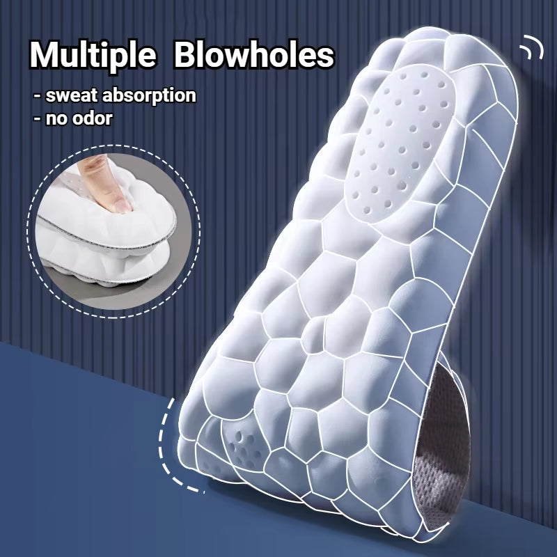 6PCS Massage Sports Insoles Super Soft Sport Insole for Feet Running Baskets Shoe Inserts Soles Arch Support Orthopedic Cushion