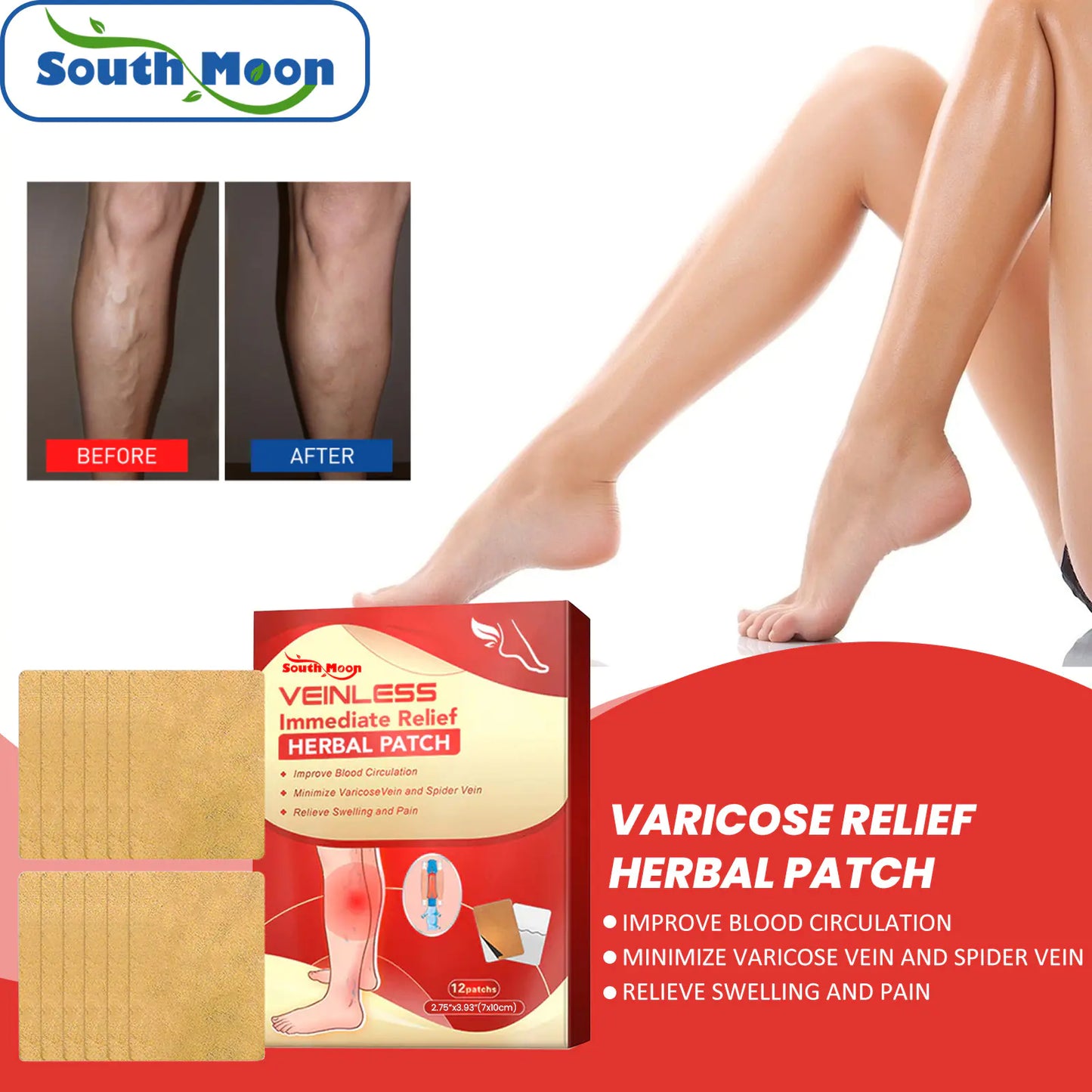 Leg Comfort Herbal Patches – Daily Support | Vital Woman